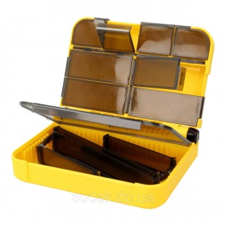 Очень удобная коробка для рыболовной мелочевки. Яркий желтый цвет не позволит по. . фото 6