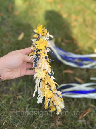 Додайте нотку літнього відчуття до свого образу з нашим неповторним вінком в жов. . фото 6