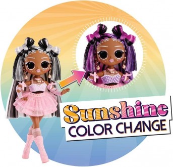 LOL Surprise O.M.G. Модна лялька Sunshine Makeover Switches! Перемикач завжди ро. . фото 3