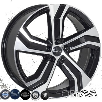 Диски литые R19 PCD5x108 на Ford, Land Rover, Volvo ZW BKY0143 BP ET45 DIA63.4 8. . фото 1
