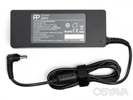 Блок живлення для ноутбуків PowerPlant ASUS 220V, 19V 90W 4.74A (4.0*1.35) - які. . фото 1