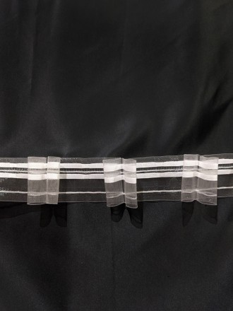 Качественная бантовая тесьма для штор и тюли.
Материал: 100% polyester
Ширина - . . фото 2