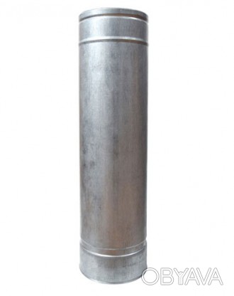 
Труба димохідна нержавіюча сталь в оцинковці L-1 м товщина 0,6мм - попередньо і. . фото 1
