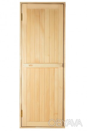 
Двері для лазні та сауни Tesli Глуха -Л 1900 х 700 Двері з липи для застосуванн. . фото 1