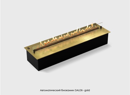
Автоматичний биокамин Dalex 1200 - gold від Gloss Fire Золотиста поверхня біока. . фото 2