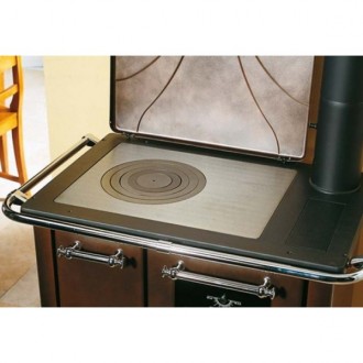 
 Дров'яна піч плита Nordica ROMANTIKA 4.5 Black (6 кВт) Особливості: Зовнішня о. . фото 3