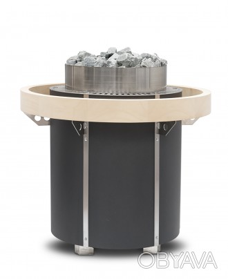 
Електрокам'янка для сауни EOS ORBIT 12 кВт Дизайн правильної круглої форми з ре. . фото 1