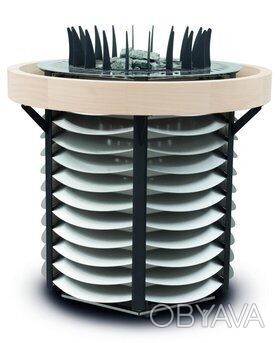 
Електрокам'янка для сауни EOS SHARK 15 кВт огорожа 270° Електрична піч для . . фото 1