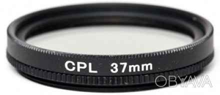 Світлофільтр PowerPlant CPL 37 мм - це циркулярний поляризаційний фільтр, призна. . фото 1