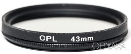 Світлофільтр PowerPlant CPL 43 мм - це циркулярний поляризаційний фільтр, призна. . фото 1