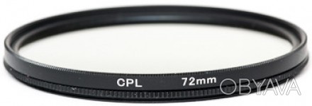 Світлофільтр PowerPlant CPL 72 мм - це циркулярний поляризаційний фільтр, призна. . фото 1