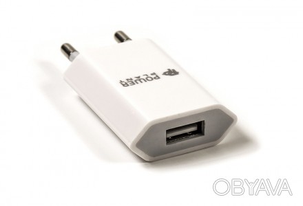 Мережевий зарядний Slim USB-пристрій 1A (without blister) зі струмом заряду 1 ам. . фото 1