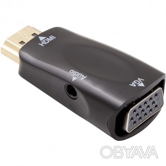 Перехідник PowerPlant HDMI - VGA + Audio з аудіо кабелем 0.5м
High-Defenition Mu. . фото 1