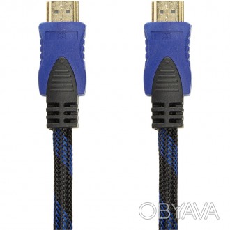 Відео кабель PowerPlant HDMI - HDMI 0.75m позолочені конектори, v1.4b
High-Defen. . фото 1