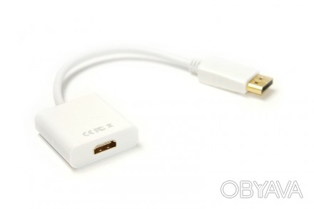 Кабель-перехідник PowerPlant HDMI - DisplayPort, 0.15м, 1.4V
Тип кабелю: Display. . фото 1