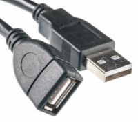 Кабель PowerPlant USB 2.0 AF – AM, 3м, One ferrite. Бородянка. фото 1 Кабель PowerPlant USB 2.0 AF – AM, 3м, One ferrite. Бородянка. фото 1