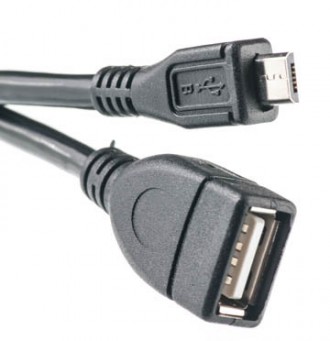 Кабель PowerPlant OTG USB 2.0 AF - Micro, 0.1м. Бородянка. фото 1 Кабель PowerPlant OTG USB 2.0 AF - Micro, 0.1м. Бородянка. фото 1