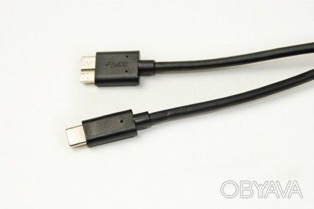 Кабель PowerPlant USB Type-C - USB 3.0 High Speed Micro, 1.5 м використовується . . фото 1