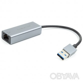 
Адаптер USB 3.0 - Gigabit Ethernet дає змогу додати мережевий інтерфейс до комп. . фото 1