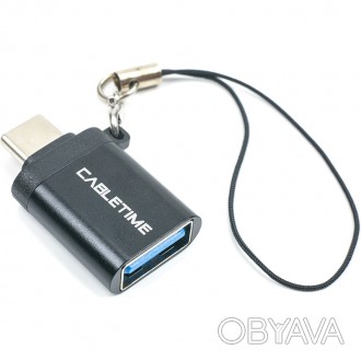 Адаптер OTG USB 3.0 Type-C (M) на USB Type-A (F)
Характеристики:
Адаптер OTG дає. . фото 1