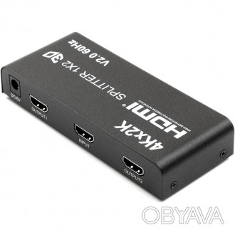 
Сплітери 1x2 HDMI використовують одне джерело HDMI для доступу до декількох пог. . фото 1
