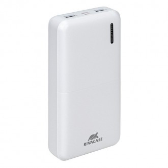 Універсальна мобільна батарея RIVACASE VA2572 20000mAh PD 20W, USB-C, 2*USB-A QC 3.0. Бородянка. фото 1 Універсальна мобільна батарея RIVACASE VA2572 20000mAh PD 20W, USB-C, 2*USB-A QC 3.0. Бородянка. фото 1