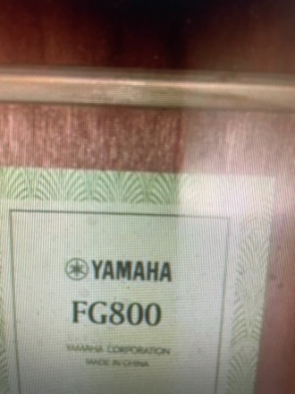 Гитара Yamaha FG800. . фото 3