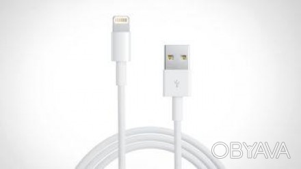 Кабель PowerPlant USB - Lightning (iPhone 5, 5S, 6), 1m використовується для під. . фото 1
