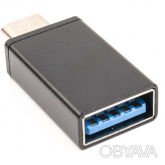Адаптер PowerPlant USB Type-C (M) — USB 3.0 Type-A (M)
Тип USB 3.0.
Роз'єм 1: US. . фото 1