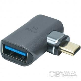 
Магнітний адаптер USB Type-C - USB 3.1 Type-A, 10 Гбіт/с
Особливості:
Адаптер U. . фото 1