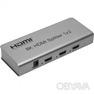 
Розгалужувач HDMI 1x2 використовує одне джерело HDMI, забезпечуючи доступ до кі. . фото 1