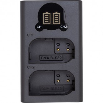 Зарядний пристрій з дисплеєм PowerPlant Panasonic DL-BLK22 для двох акумуляторів. Бородянка. фото 1 Зарядний пристрій з дисплеєм PowerPlant Panasonic DL-BLK22 для двох акумуляторів. Бородянка. фото 1