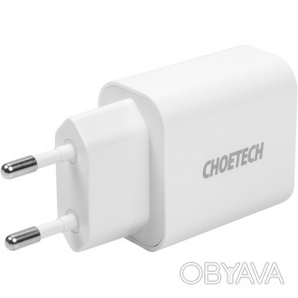 
Зарядний пристрій Choetech USB Type-A, 18W 3.6A.
Настінний зарядний пристрій із. . фото 1