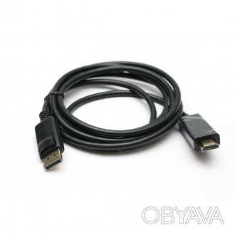 Кабель-перехідник PowerPlant DisplayPort - HDMI, 1.8m
Кабель-перехідник DisplayP. . фото 1
