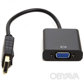Перехідник PowerPlant DisplayPort (M) - VGA (F), 0,15 м
Кабель - перехідник Disp. . фото 1