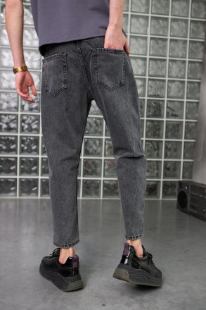 Мужские джинсы мом Турция классические укороченные Джинсовые штаны модные коттон. . фото 3