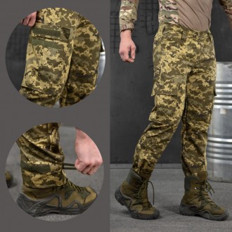 Мужские тактические брюки зсу пиксель военные брюки с карманами армейские с утяж. . фото 2