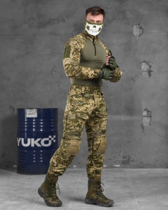 Військова форма ЗСУ демісезон тактичний костюм сорочка убакс+штани піксель
матер. . фото 6
