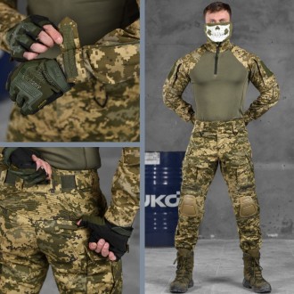 Військова форма ЗСУ демісезон тактичний костюм сорочка убакс+штани піксель
матер. . фото 2