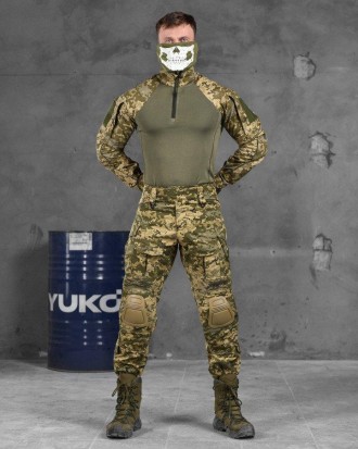 Військова форма ЗСУ демісезон тактичний костюм сорочка убакс+штани піксель
матер. . фото 5