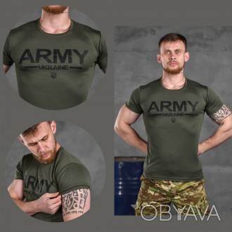 Футболка Військова Тактична Потоотводящая Олива з принтом Odin Army Ukraine
мате. . фото 1
