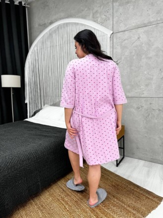 
Жіночий халат з Ночнушкою Батал Комплект для сну великих розмірів домашній Туре. . фото 11