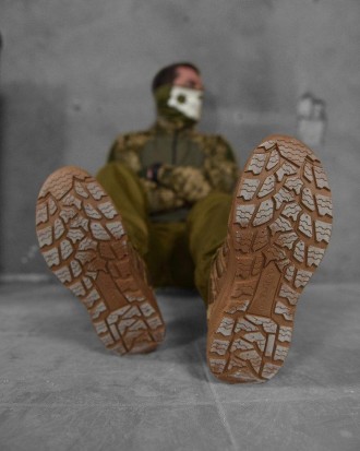 Чоловічі Тактичні Кросівки Мілітарі з Пресскожі Військові кроси для чоловіків Ар. . фото 10