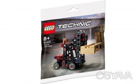 LEGO Technic Навантажувач з піддоном (30655). . фото 1