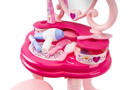 Косметичний столик зі стільцем ТехноК - ідеальна іграшка для маленьких принцес і. . фото 3