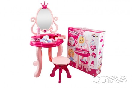 Косметичний столик зі стільцем ТехноК - ідеальна іграшка для маленьких принцес і. . фото 1