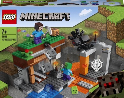 Конструктор Minecraft Заброшенная шахта 21166 248 деталей Конструктор Minecraft . . фото 2