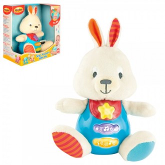 Музыкальная игрушка WinFun Зайчик 0687-NL 16 см. Киев. фото 1 Музыкальная игрушка WinFun Зайчик 0687-NL 16 см. Киев. фото 1