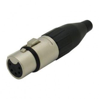 Коннектор Amphenol 5-контактный кабельный XLR AC5M (23330) (AC5M)
Специальный 5-. . фото 3