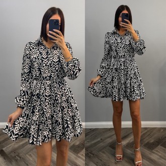  ? ТОП ПРОДАЖ?✔️
 
??❤️?Сукня ??❤️?
Арт. SV 512
Тканина: євро-софт
Колір: чорно-. . фото 6